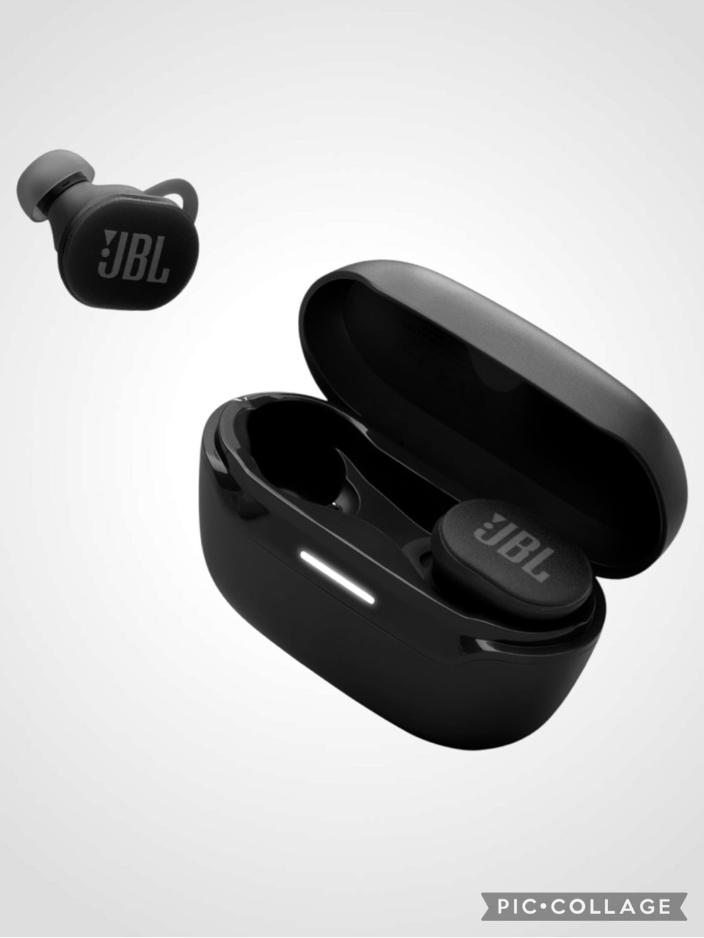 JBL Endurance Black True Wireless Earbuds with Charging Case